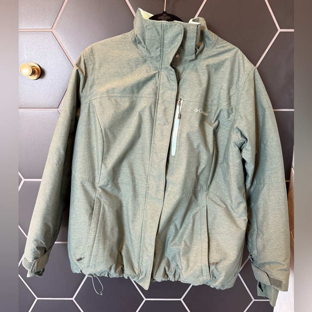 Columbia Omni Heat Green Ski Jacket